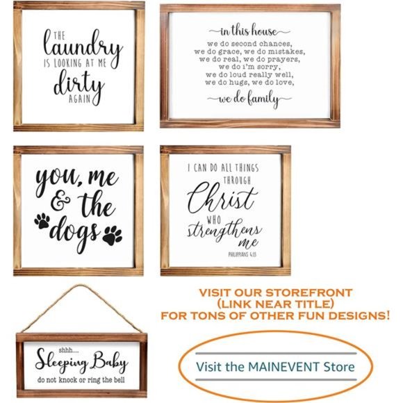 Welcome to Our Home Sign 11x16 Inch, Rustic Farmhouse Decor for the Home Sign - Picture 6 of 7